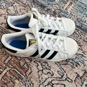 Adidas Superstar Clamshell Shell Toe Cloud White Core Black Stripe Men’s Size 7